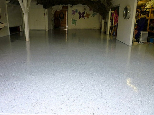 Finished basement rec room floor