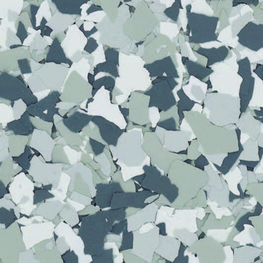 Gravel decorative flake blend