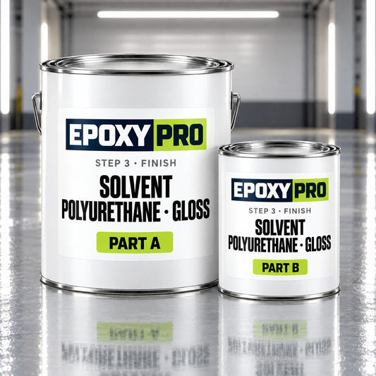 T-321 High Performance Urethane Gloss kit, Part A and Part B cans