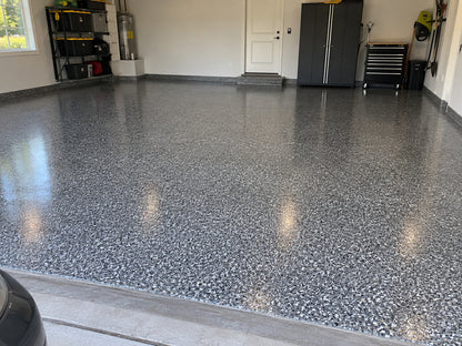One-day flake garage floor