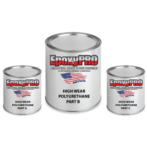 Polyurethane top coat for epoxy